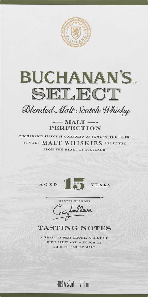 slide 1 of 8, Buchanan's Select Aged 15 Years Scotch Whisky 750 ml, 750 ml
