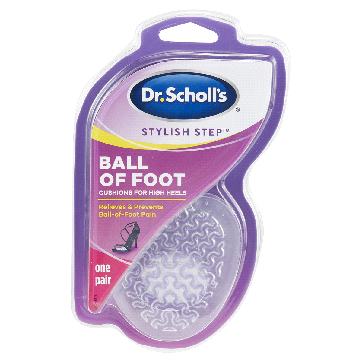 slide 1 of 6, Dr. Scholl's Love Your HEELS & WEDGES Ball of Foot Cushions, All-day Comfort for High Heels, Relieve & Prevent Shoe Discomfort, No Sliding Stopper Pads, 1 pair, 1 ct