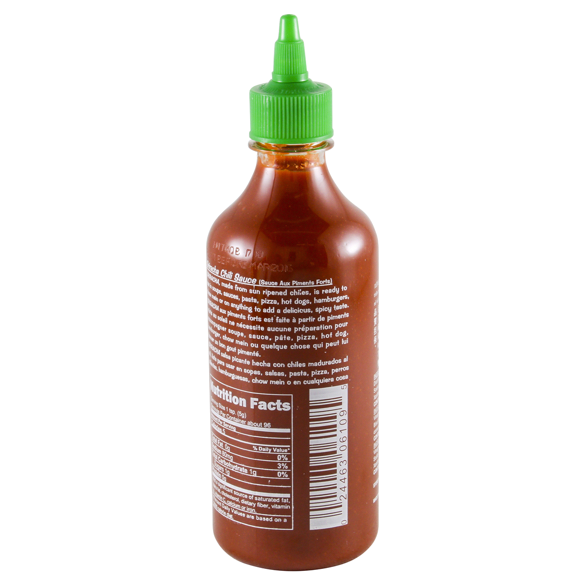 slide 4 of 4, Huy Fong Sriracha Chili Sauce Hot, 17 oz