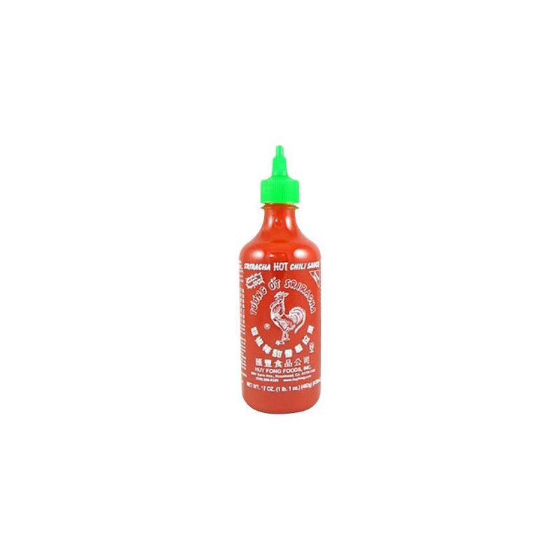 slide 1 of 3, Huy Fong Sriracha Chili Sauce Hot, 17 oz