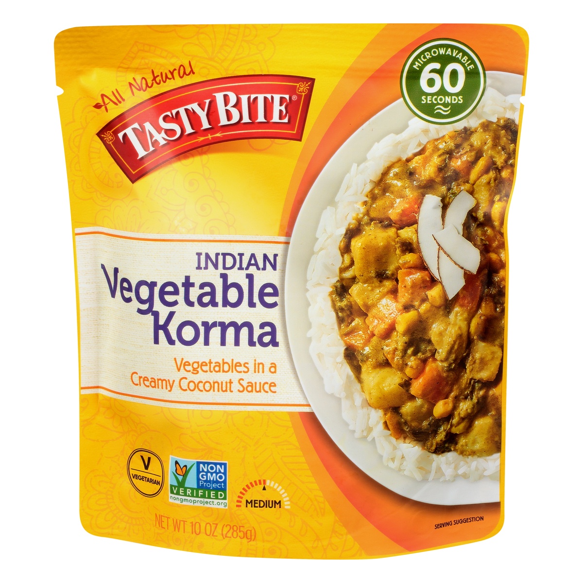 slide 1 of 2, Tasty Bite Vegetable Korma, 10 oz