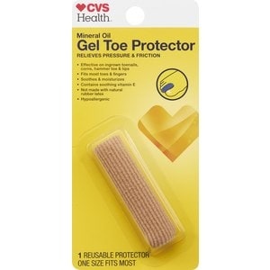 slide 1 of 1, CVS Health Mineral Oil Gel Toe Protector One Size, 1 ct