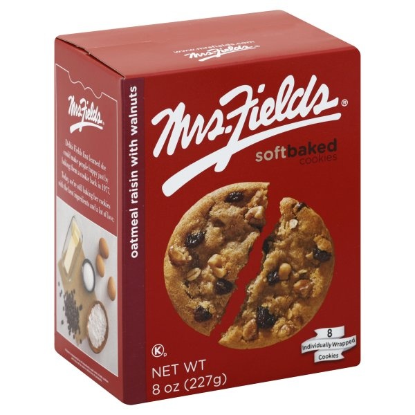 slide 1 of 5, Mrs. Field's Oatmeal Raisin Cookie, 8 oz