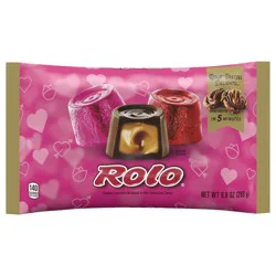 ROLO Rich Chocolate Caramels, Valentine's Candy Bag, 9.9 oz