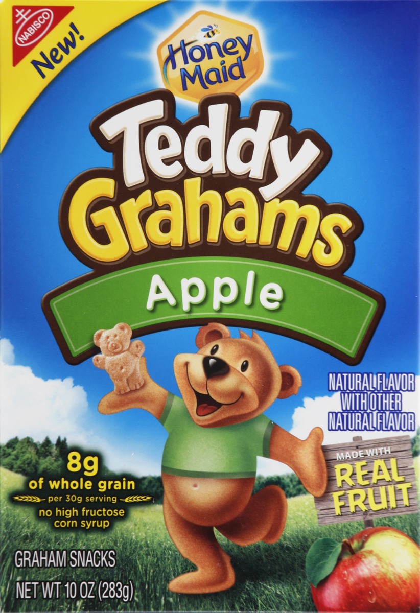 slide 4 of 5, Nabisco Honey Maid Apple Teddy Grahams, 10 oz