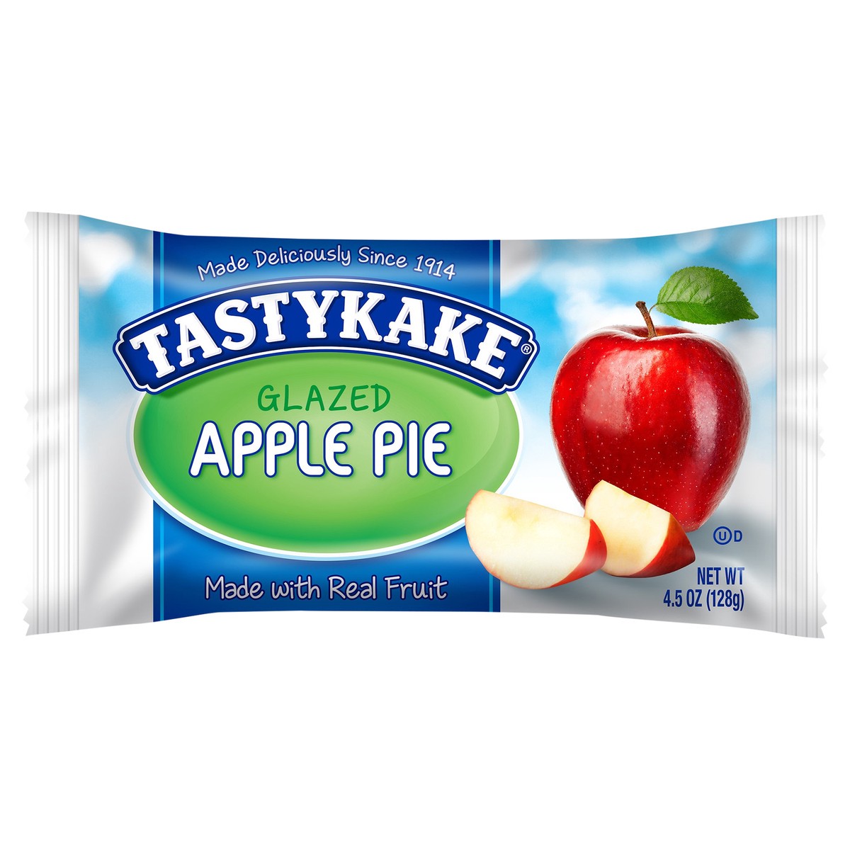 slide 1 of 9, Tastykake Glazed Apple Pie, 4.5 oz