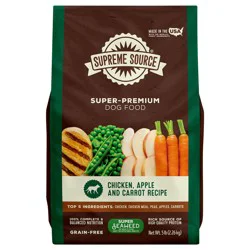 Supreme Source Grain-Free Super-Premium Chicken, Apple and Carrot Recipe Dog Food 5 lb