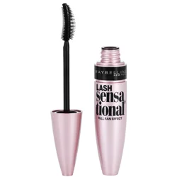 Maybelline Lash Waterproof Sensational Lengthening Mascara - Washable Blackest Black - 0.32 fl oz