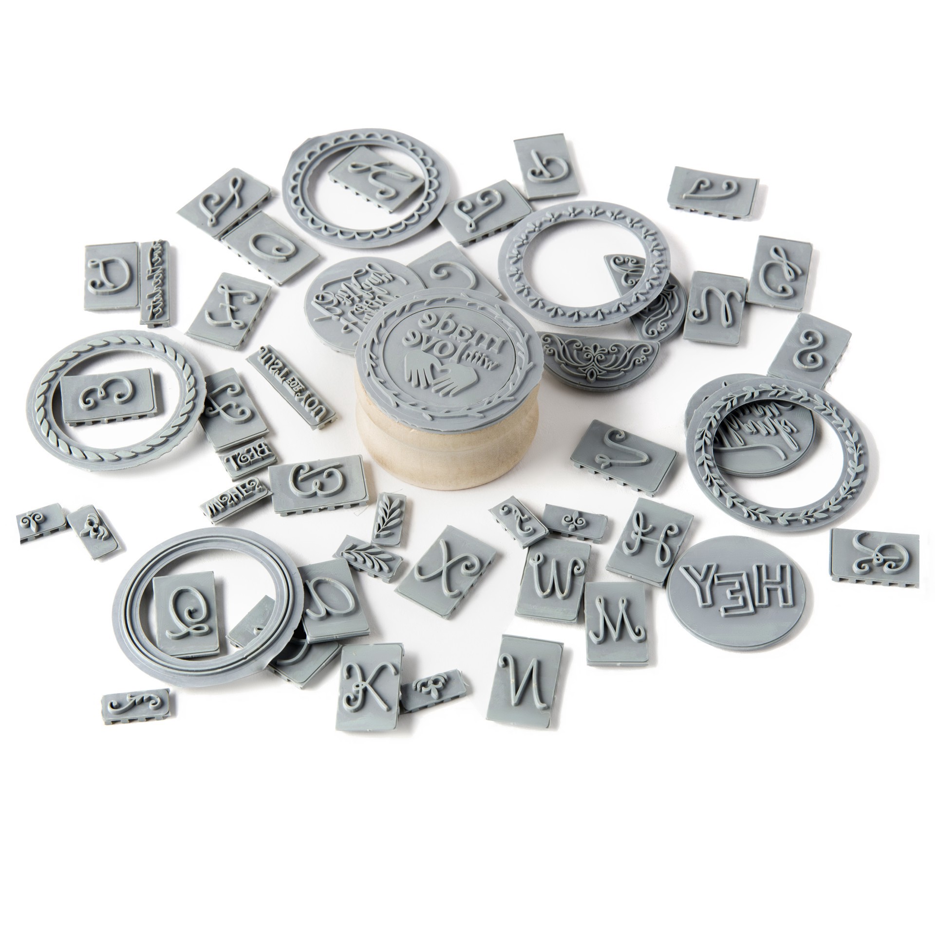 slide 2 of 6, Interchangeable Monogram Stamp Kit By Recollections, 4.5 in x 2.75 in x 1.25 in