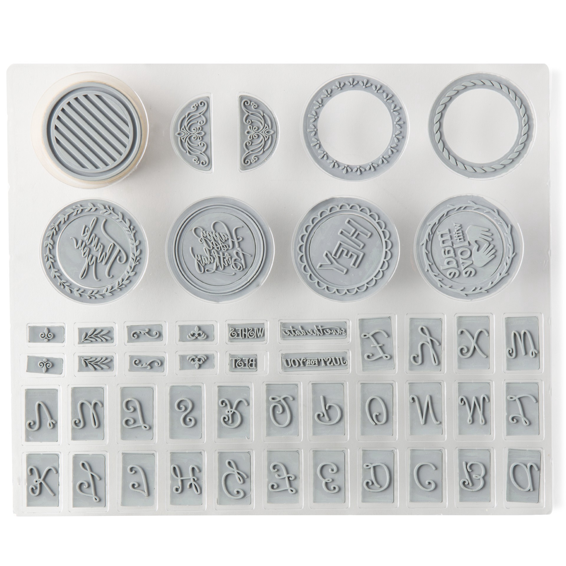 slide 6 of 6, Interchangeable Monogram Stamp Kit By Recollections, 4.5 in x 2.75 in x 1.25 in