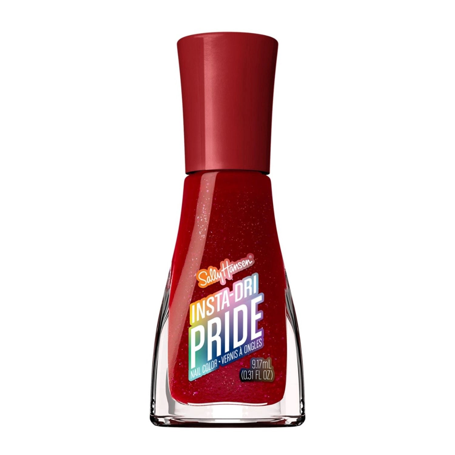 slide 1 of 1, SALLY HANSEN Sh Insta Dri Fast Dry Nail Color- Tot-Ally Red, 1 ct
