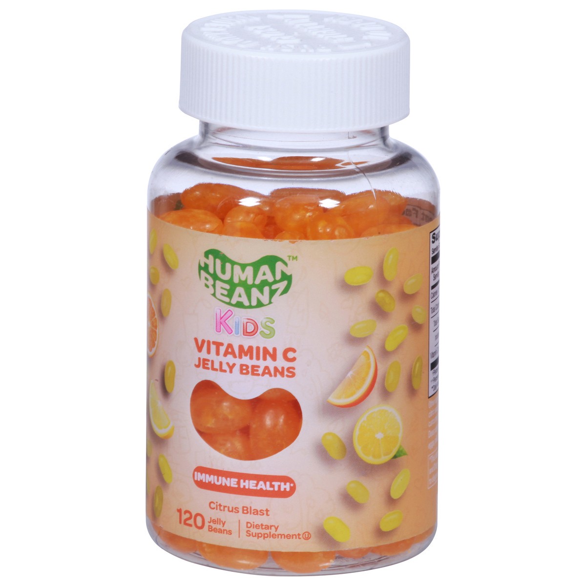 slide 2 of 9, Human Beanz Kids Vitamin C Jelly Beans - Citrus Blast - 120 ct, 120 ct