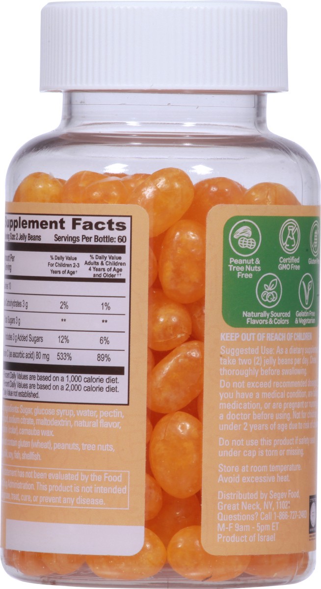 slide 3 of 9, Human Beanz Kids Vitamin C Jelly Beans - Citrus Blast - 120 ct, 120 ct