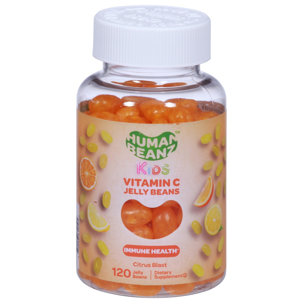 slide 1 of 9, Human Beanz Kids Vitamin C Jelly Beans - Citrus Blast - 120 ct, 120 ct