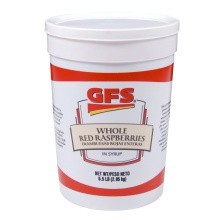 slide 1 of 1, GFS Whole Raspberries, 104 oz