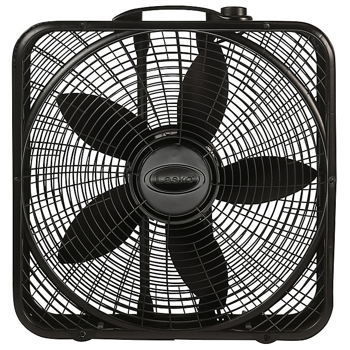 slide 1 of 1, Lasko Power Plus Fan Box - Black, 20 in