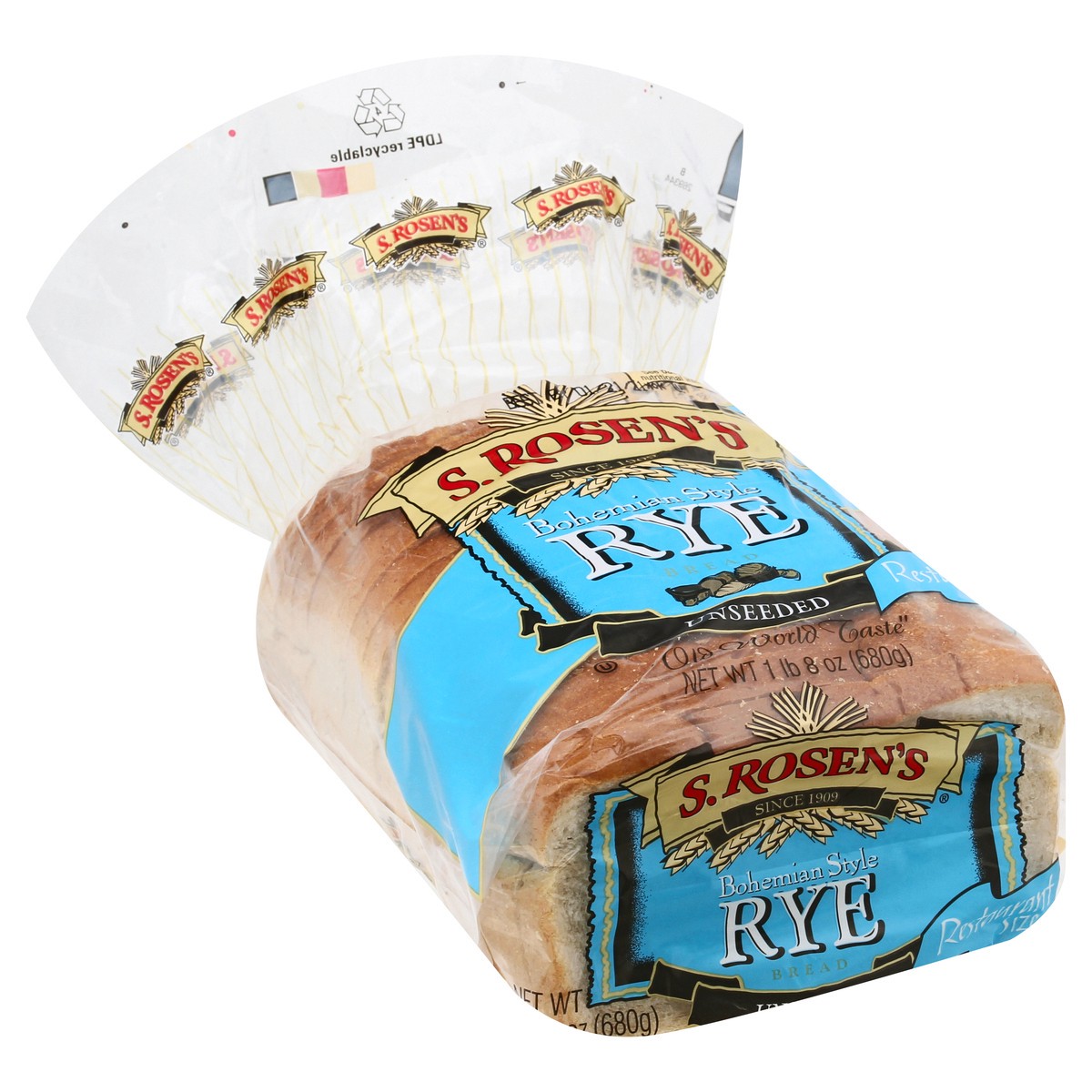 slide 4 of 9, S. Rosen's Bohemian Style Rye, Unseeded, 24oz, 24 oz