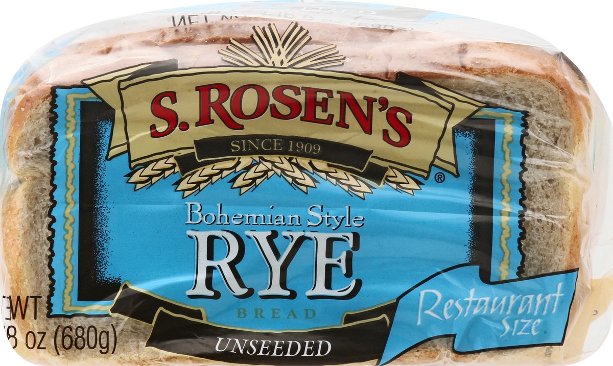 slide 6 of 9, S. Rosen's Bohemian Style Rye, Unseeded, 24oz, 24 oz