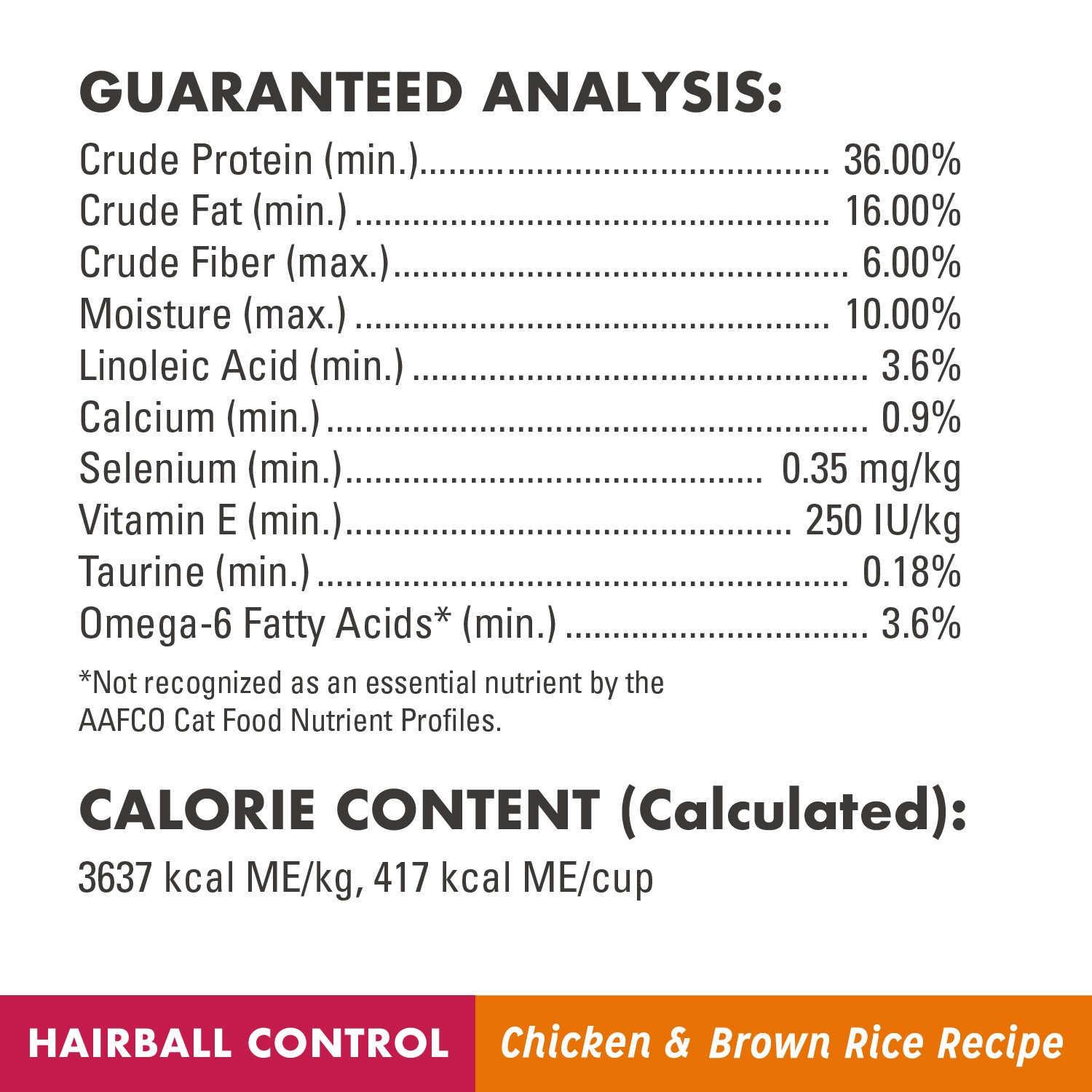 slide 4 of 4, Nutro Wholesome Essentials 1+ Years Adult Hairball Control Chicken & Brown Rice Recipe Cat Food 5 lb, 5 lb