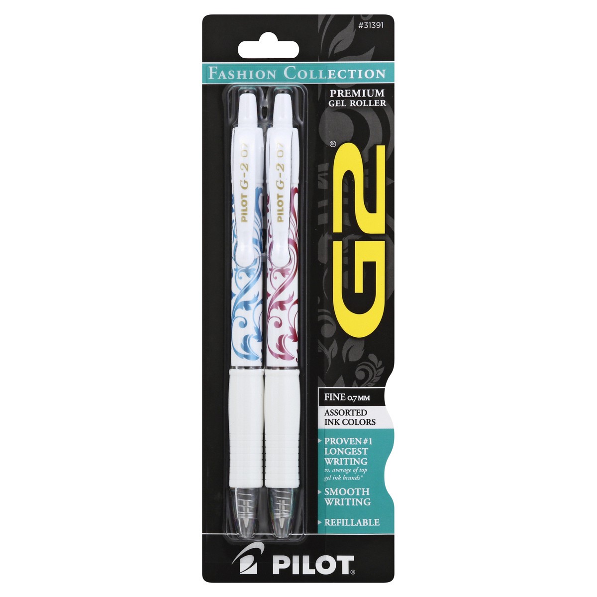 slide 5 of 11, Pilot G2 Fashion Collection Fine 0.7 mm Assorted Ink Gel Pens 2 ea, 2 ct