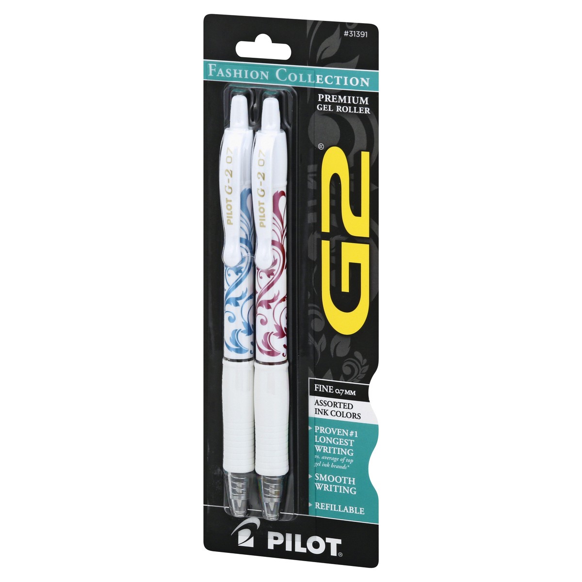 slide 11 of 11, Pilot G2 Fashion Collection Fine 0.7 mm Assorted Ink Gel Pens 2 ea, 2 ct