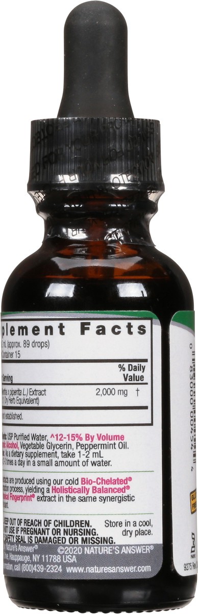 slide 4 of 9, Nature's Answer Mentha X Piperita L Peppermint Leaf 1 oz, 1 oz