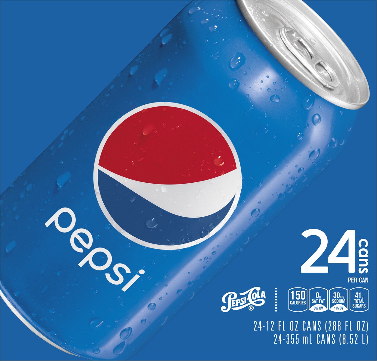 slide 3 of 5, Pepsi Soda Cola - 24 ct, 24 ct