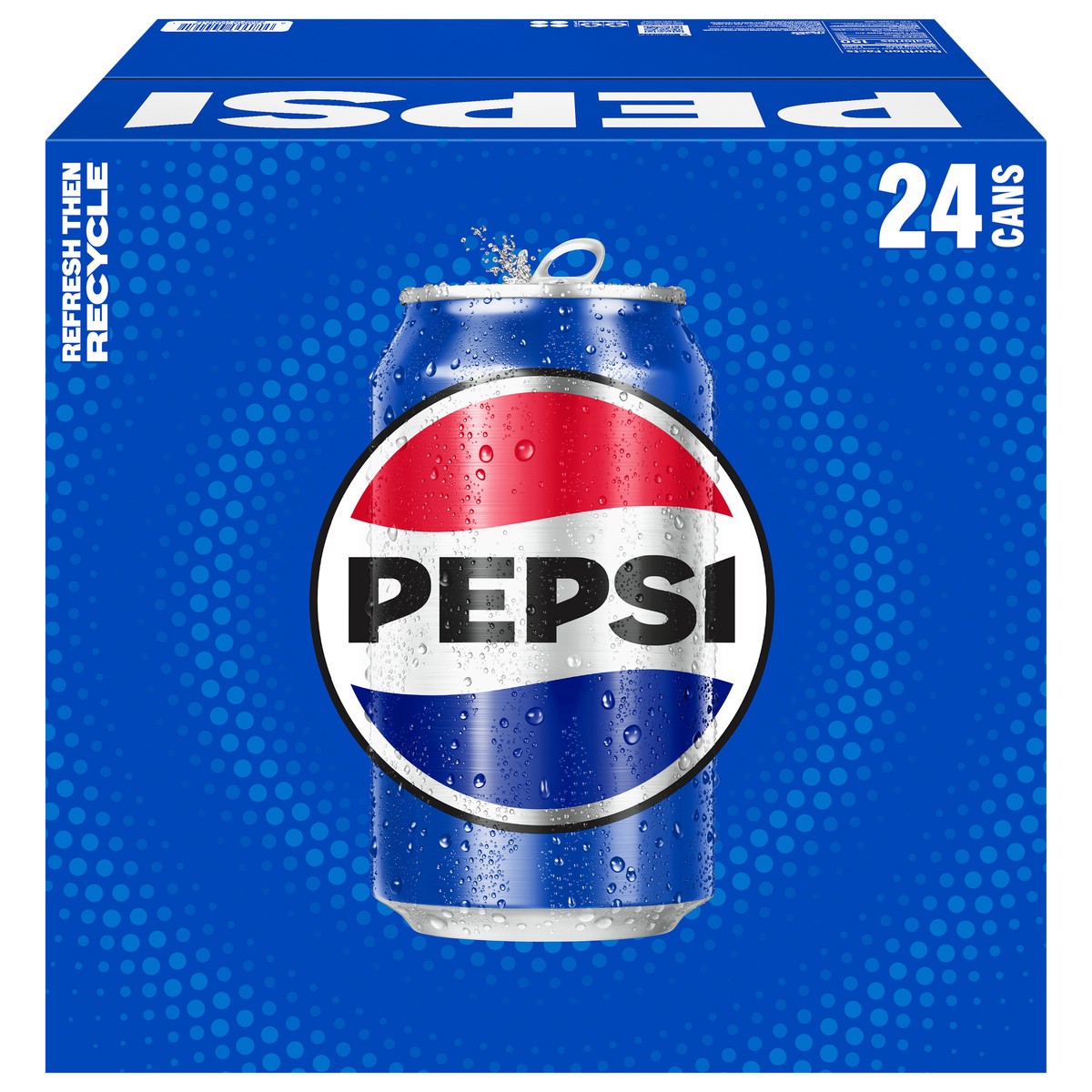 slide 1 of 5, Pepsi Soda Cola 12 Fl Oz, 24 Count, 24 ct; 12 fl oz