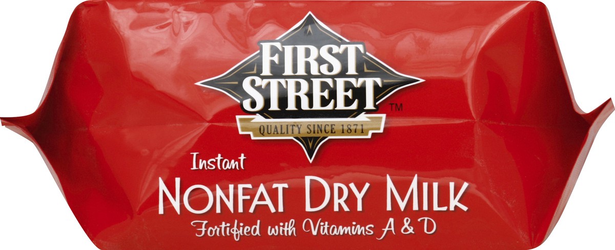 slide 6 of 6, First Street Non Fat Dry Milk, 3 lb