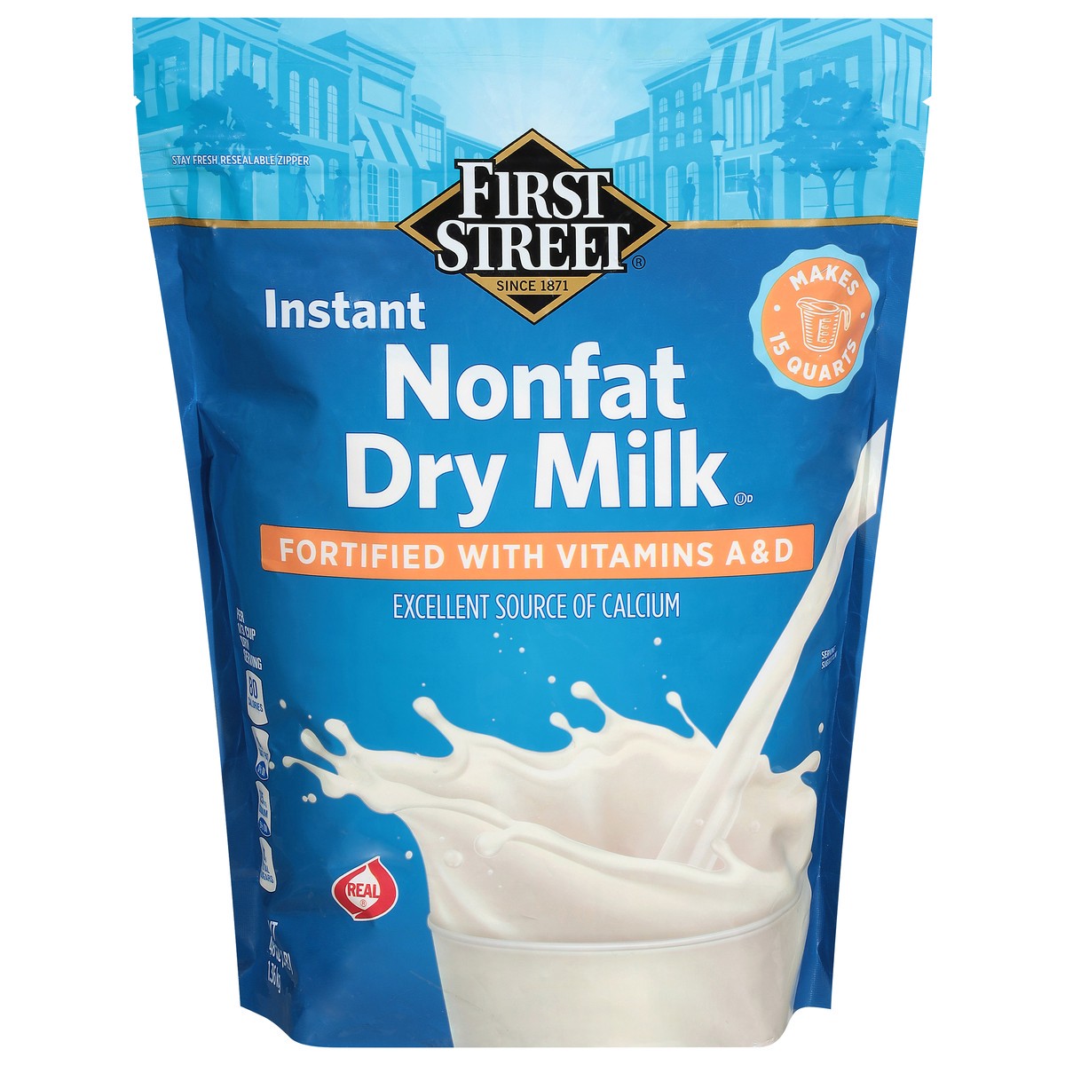 slide 1 of 6, First Street Non Fat Dry Milk, 3 lb