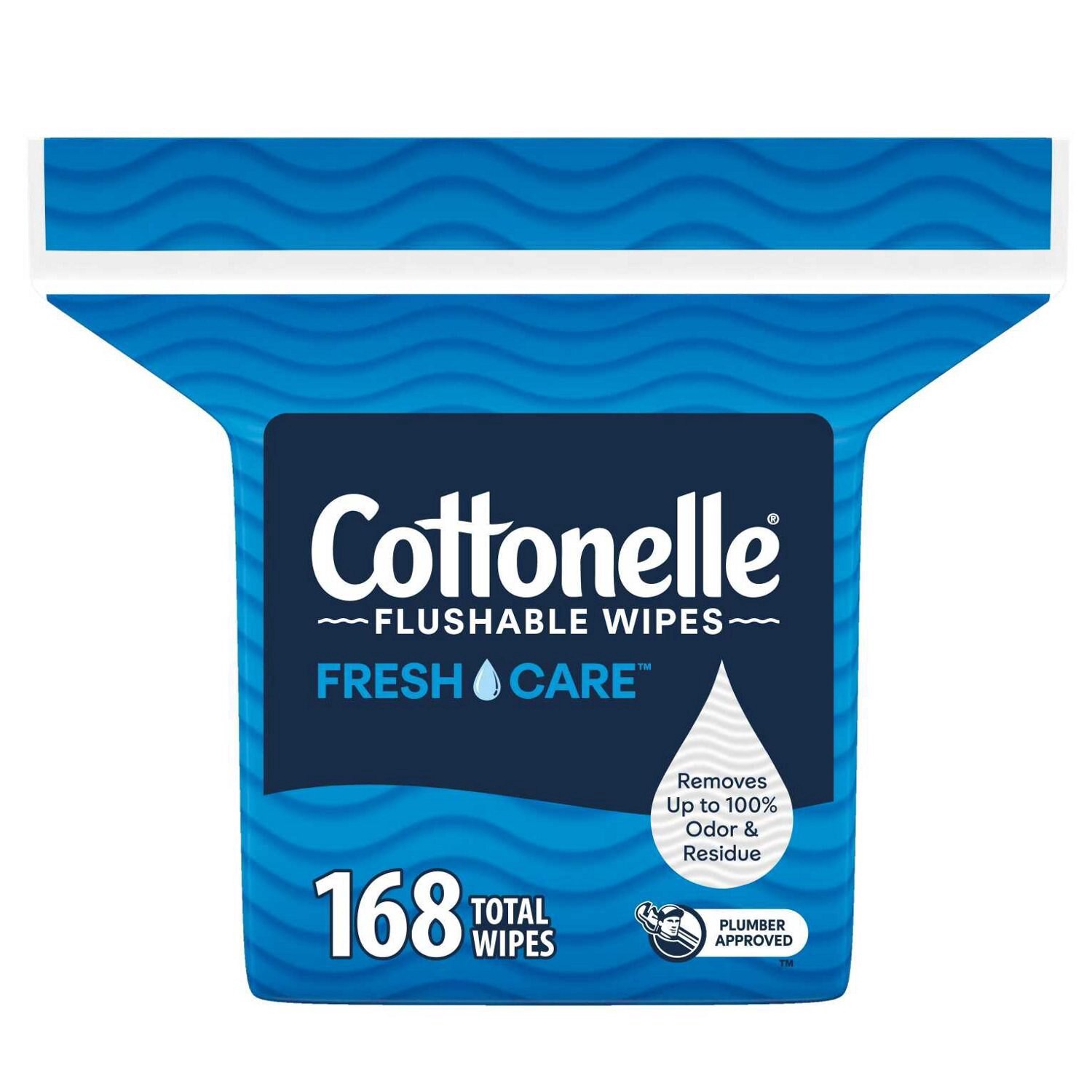 slide 1 of 8, Cottonelle Fresh Care Flushable Wet Wipes, Adult Wet Wipes, 1 Refill Pack, 168 Total Flushable Wipes, 168 ct