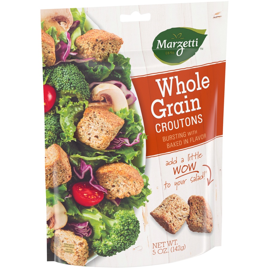 slide 2 of 8, Marzetti Whole Grain Croutons, 5 oz