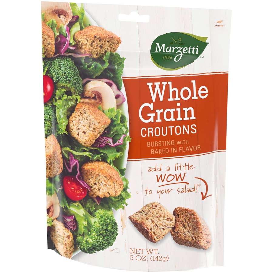 slide 3 of 8, Marzetti Whole Grain Croutons, 5 oz