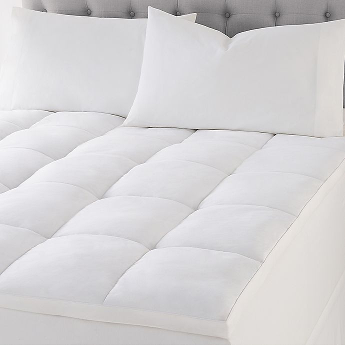 slide 1 of 1, Wamsutta Quilted Top Featherbed Full Mattress Topper - White, 1 ct