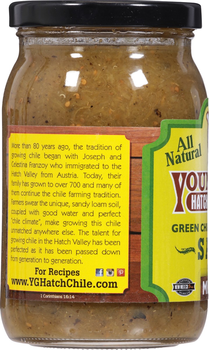slide 4 of 13, Young Guns Medium Green Chile and Tomatillo Salsa - 16 oz, 16 oz