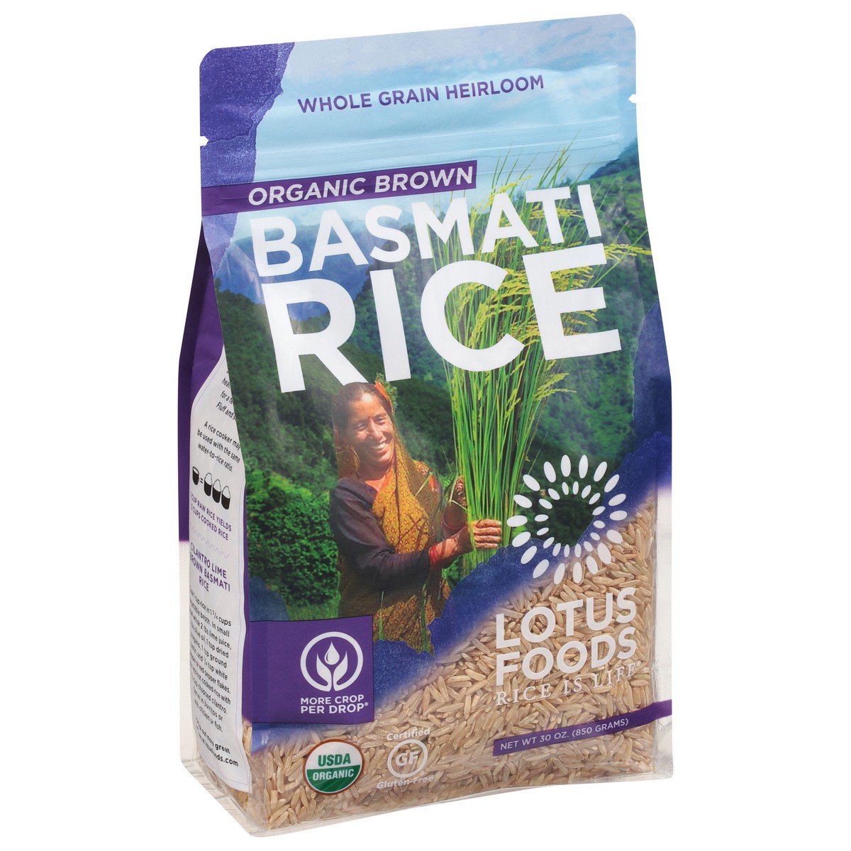 slide 2 of 12, Lotus Foods Organic Brown Basmati Rice 30 oz, 30 oz