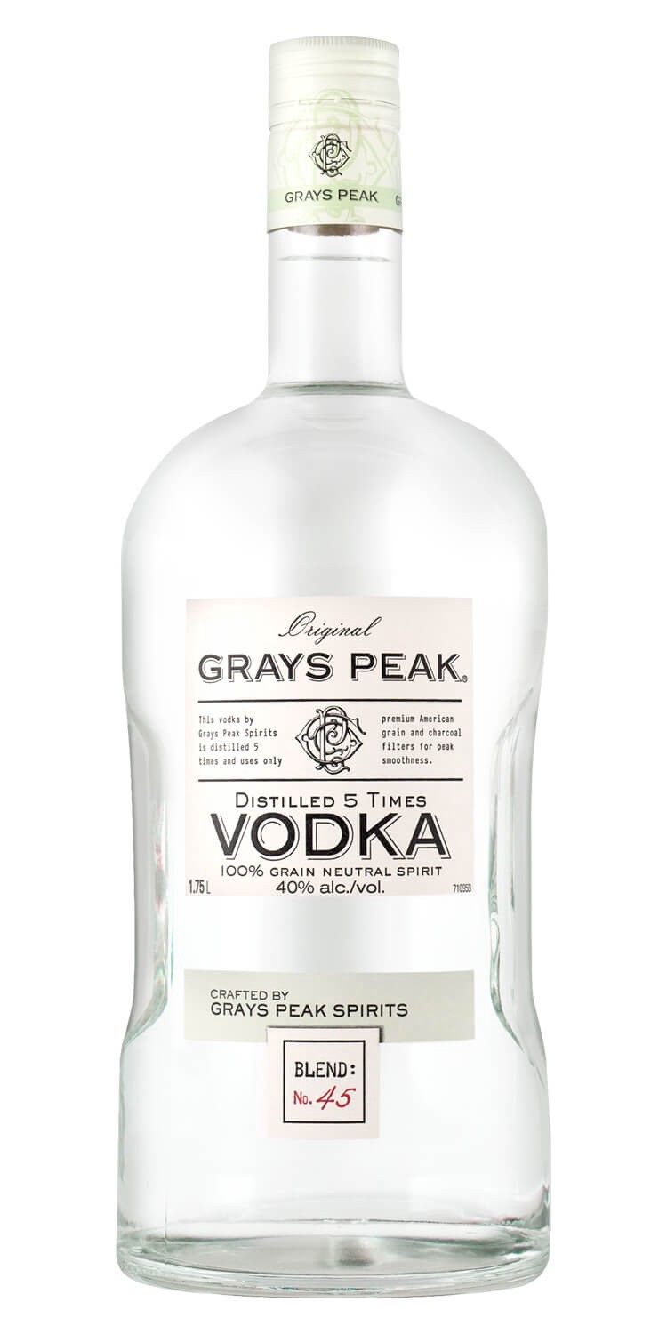 slide 1 of 1, Grays Peak Vodka, 1.75 liter