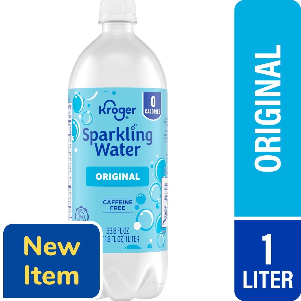 slide 1 of 1, Kroger® Original Sparkling Water, 1 liter