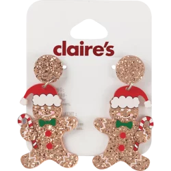 Claires Ch Earrings Gngrbrd