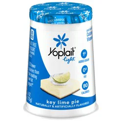 Yoplait Light Key Lime Pie Fat Free Yogurt Cup, Gluten Free Snack, 6 oz