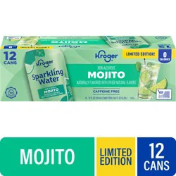 Kroger Non-Alcoholic Mojito Sparkling Water Cans