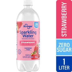 Kroger Zero Sugar Strawberry Sparkling Water