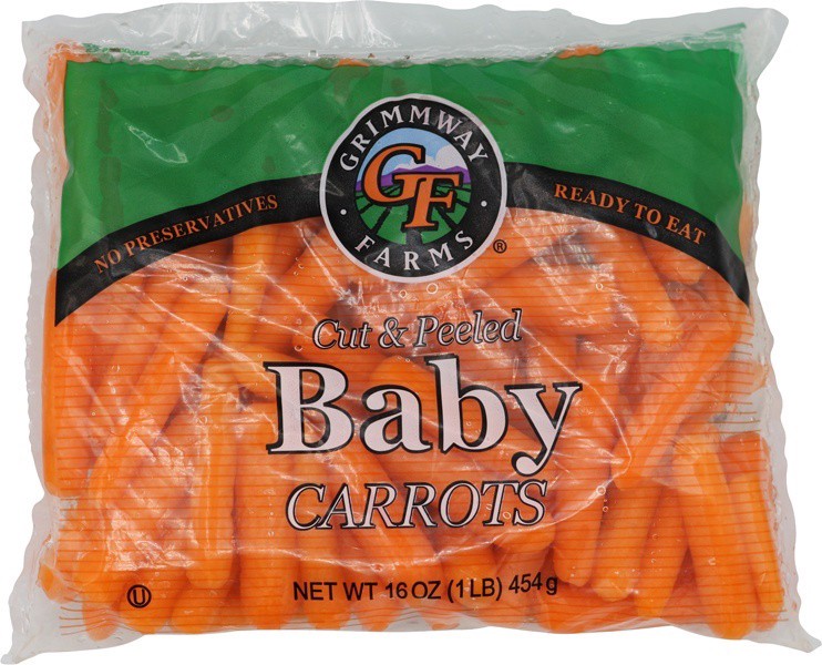slide 1 of 4, Grimmway Farms Baby-Cut Carrots 1 lb, 1 lb