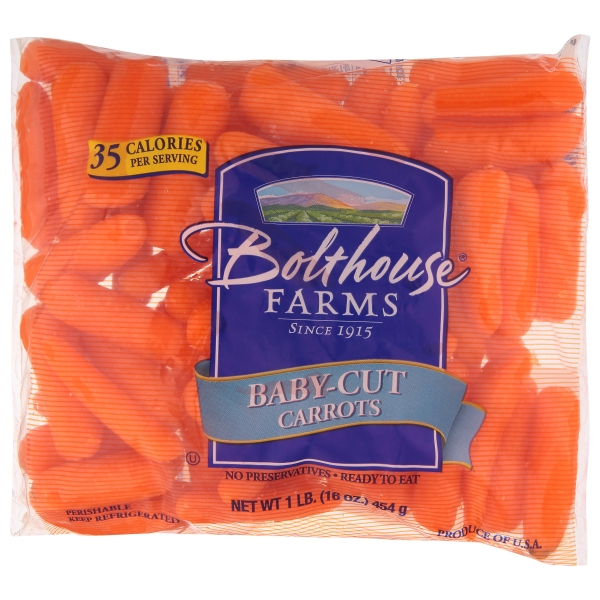 slide 1 of 4, Bolthouse Farms Baby-Cut Carrots 1 lb, 1 lb