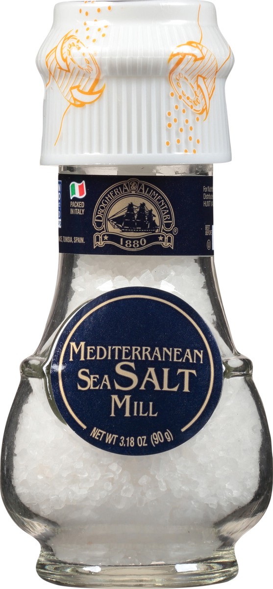 slide 4 of 7, Drogheria & Alimentari All Natural Mediterranean Salt Mill, 3.18 oz, 