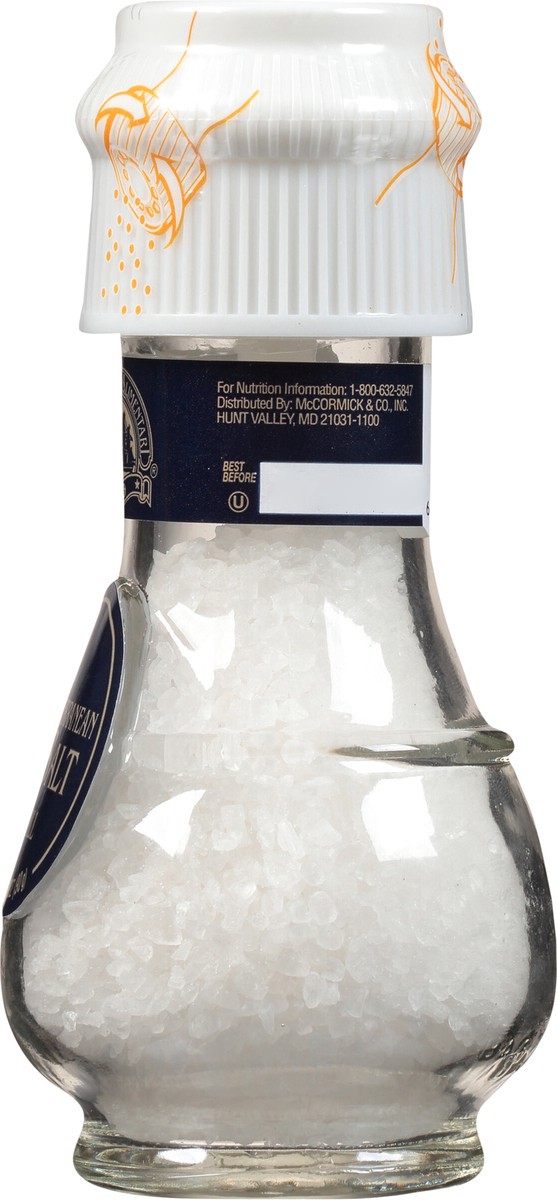 slide 3 of 7, Drogheria & Alimentari All Natural Mediterranean Salt Mill, 3.18 oz, 