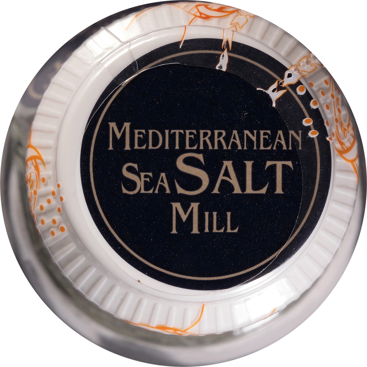 slide 7 of 7, Drogheria & Alimentari All Natural Mediterranean Salt Mill, 3.18 oz, 