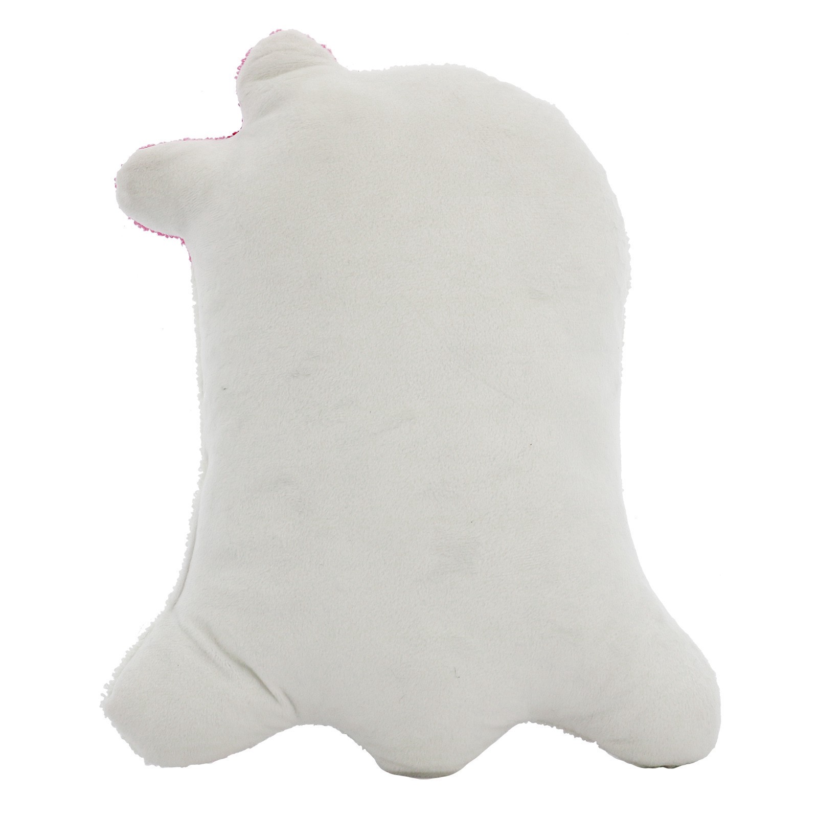 slide 4 of 4, 11" X 14" White Ghost With Pink Bow Pillow By Ashland, 11 in x 14 in