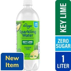 Kroger® Zero Sugar Key Lime Sparkling Water