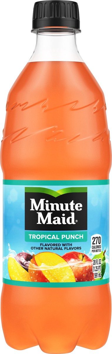 slide 4 of 7, Minute Maid Tropical Punch Bottle, 20 fl oz, 20 fl oz